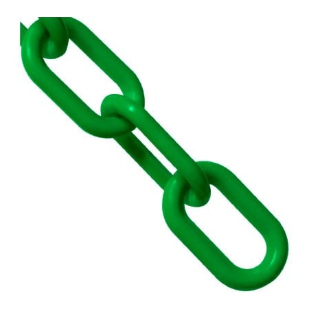 Gec Mr. Chain Plastic Chain, 1in Link, 25'L, HDPE, Green 10004-25